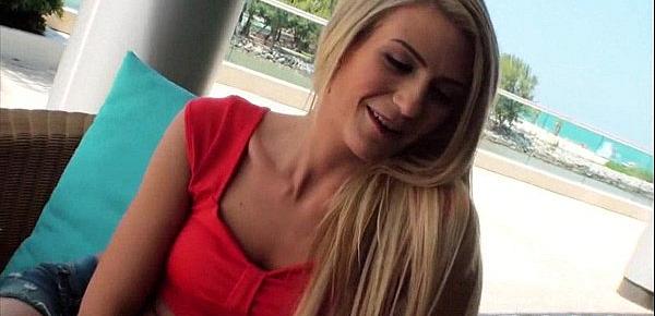  Skinny blonde college girl ass fucked Amanda Tate 1